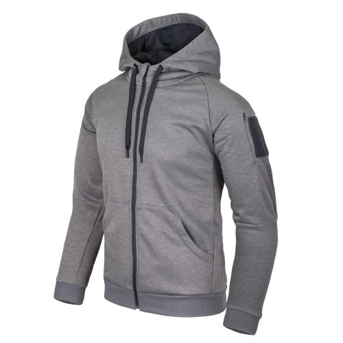 Helikon - Bluza Urban Tactical Hoodie - Fullzip - Poliester - Szary melanż - BL-UHF-PO-M3-1 47681