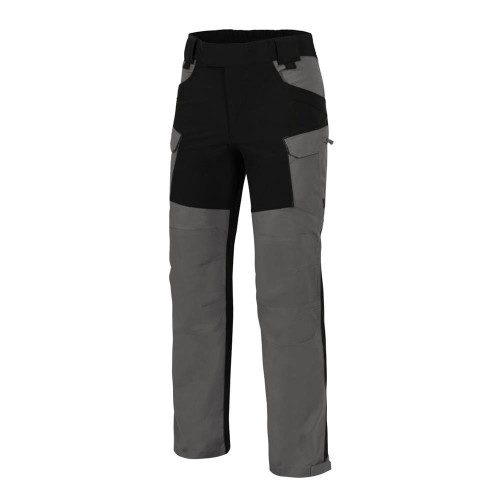 Helikon - Spodnie outdoorowe Hybrid Outback Pants - DuraCanvas - Cloud Grey / Czarne - SP-HOP-DC-8401A-1 47701