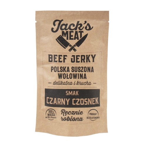 Jack's MEAT - Suszona wołowina - Czarny czosnek - 98 kcal - 30 g-1 48142