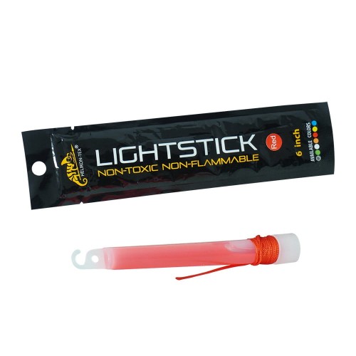SMS - Lightstick - Światło chemiczne 6'' - 15 cm - Czerwony - SC-6IN-PP-25-1 48164