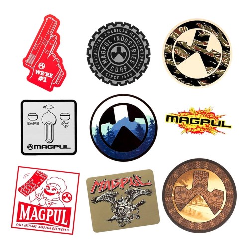 Magpul - Zestaw naklejek Magpul Sticker Pack - 9 sztuk - MAG960-1 48447