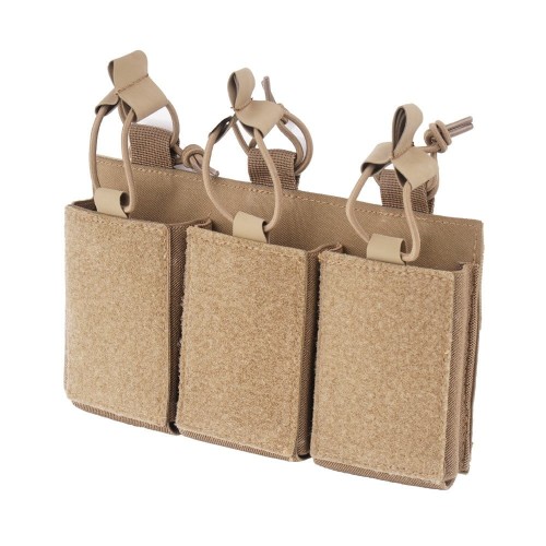 Mil-Tec - Ładownica otwarta z panelem rzepowym - Potrójna - Dark Coyote - 13496319-1 48567