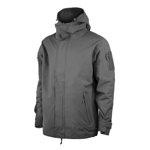 Mil-Tec - Kurtka przeciwdeszczowa Wet Weather Jacket Gen.II z polarową podpinką - Czarna - 10616002-1 48573
