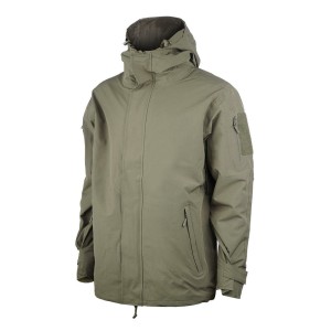 Mil-Tec - Kurtka przeciwdeszczowa Wet Weather Jacket Gen.II z polarową podpinką - Ranger Green - 10616012