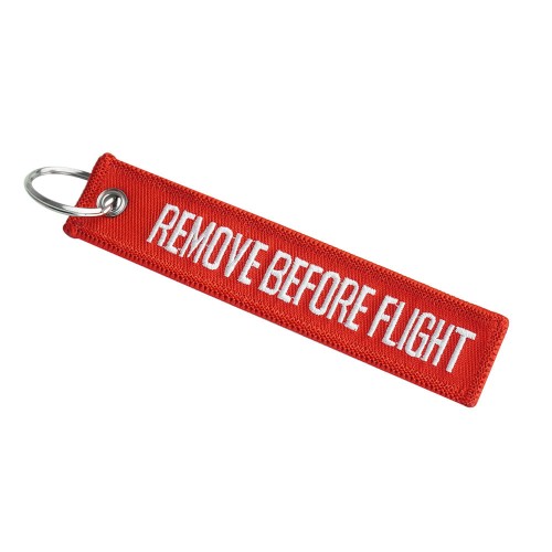 Mil-Tec - Brelok Remove Before Flight - Czerwony - 15901009-1 48576