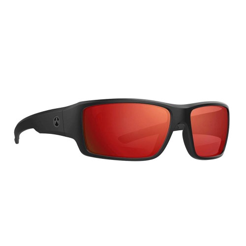 Magpul - Okulary Ascent Eyewear - Czarne / Szaro-czerwone - Polaryzacyjne - MAG1132-1-001-1140-1 48627