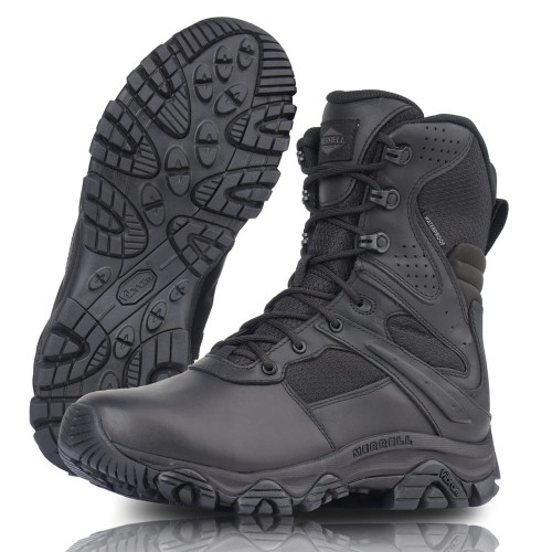 Merrell - Buty wojskowe Moab 3 8" Tactical Response Waterproof Boot - Czarne - J003913-1 48764