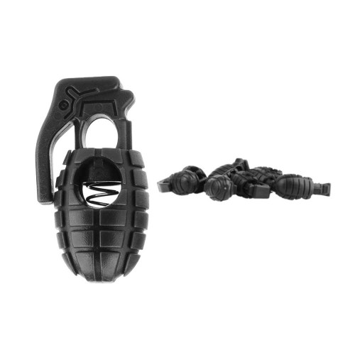 Mil-Tec - Stopery Pineapple - 10 szt. - Czarne - 13458232-1 48781