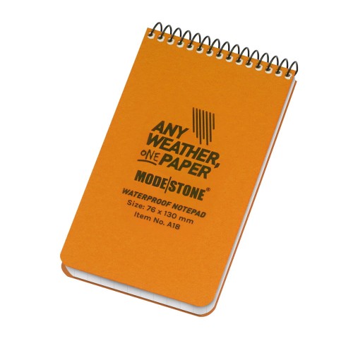 Modestone - Notes wodoodporny - 76 x 130 mm - 50 kartek - Pomarańczowy - A18-1 48875
