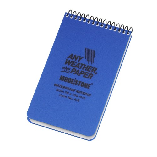 Modestone - Notes wodoodporny - 76 x 130 mm - 50 kartek - Niebieski - A16-1 48876