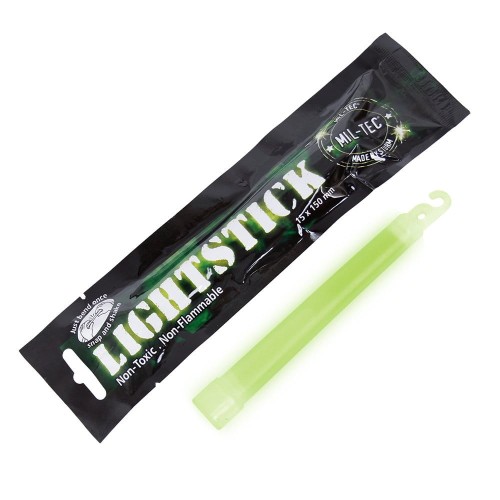 Mil-Tec - Lightstick światło chemiczne - Standard - 1,5 x 15 cm - Zielony - 14940001-1 48877
