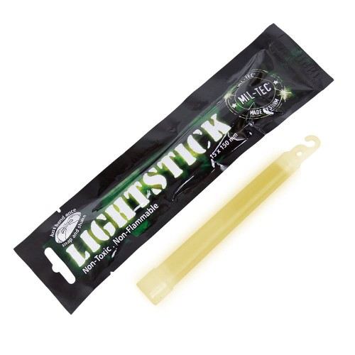 Mil-Tec - Lightstick światło chemiczne - Standard - 1,5 x 15 cm - Żółty - 14940015-1 48878