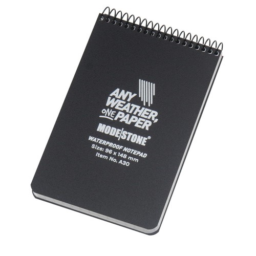 Modestone - Notes wodoodporny - 96 x 148 mm - 50 kartek - Czarny - A30-1 48881