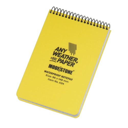 Modestone - Notes wodoodporny - 96 x 148 mm - 50 kartek - Żółty - A34-1 48883