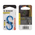 Nite Ize - Karabinek S-Biner® SlideLock® Aluminum #2 - Niebieski - LSBA2-03-R6