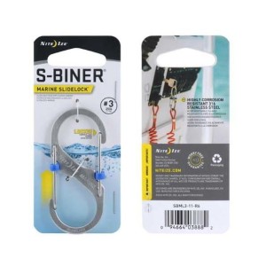 Nite Ize - Karabinek S-Biner® Marine SlideLock® #3 - Stainless - SBML3-11-R6