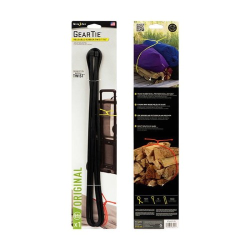 Nite Ize - Gear Tie 64 in. - Charcoal - GT64-09-R6-1 48922