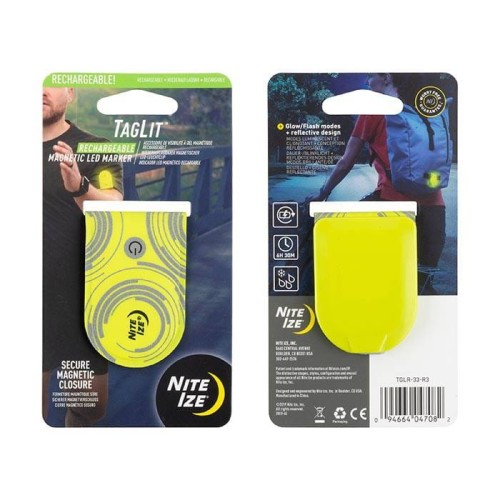 Nite Ize - Światło ostrzegawcze LED TagLit - Zielony - TGLR-33-R3-1 48934