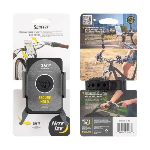 Nite Ize - Squeeze Rotating Smartphone Bar Mount - SUSBM-01-R3-1 49139