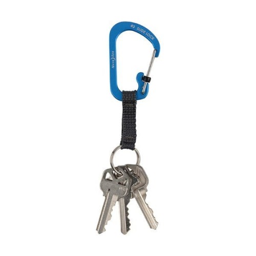 Nite Ize - Karabinek SlideLock® Key Ring Aluminum - Niebieski - CSLAW3-03-R6-1 49180