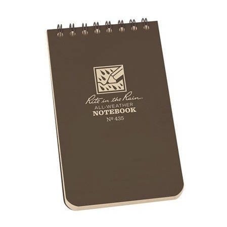 Rite in the Rain - Notes wodoodporny - 3 x 5   - 435 - Flat Dark Earth-1 49338