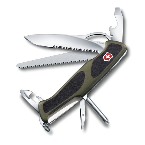 Victorinox - Scyzoryk Ranger Grip 178 - Zielony / Czarny - 0.9663.MWC4-1 49899