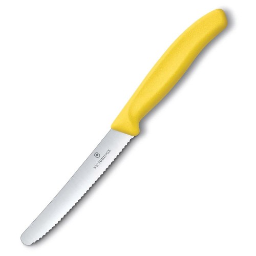 Victorinox - Nóż kuchenny Swiss Classic - Ząbkowany - Żółty - 6.7836.L118-1 49908