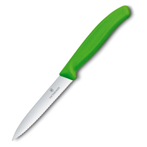 Victorinox - Nóż kuchenny Swiss Classic - Ząbkowany - Zielony - 6.7736.L4-1 49970