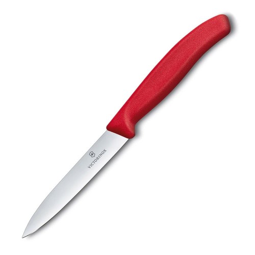 Victorinox - Nóż kuchenny Swiss Classic - Gładki - Czerwony -  6.7701-1 49972