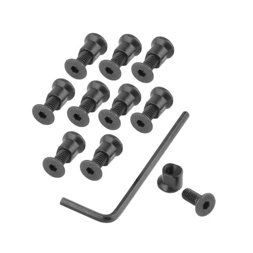 Vekt Defense - Zestaw zapasowych śrub KeyMod z nakrętkami - 10 szt. - SCKRS-1 50123