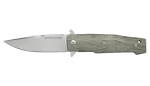 Nóż składany Viper Keeper 2 Green Canvas Micarta, Stonewashed Elmax by Fabrizio Silvestrelli (V6000CG)