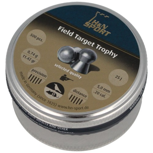 Śrut H&amp;N Field Target Trophy 5.0mm 500szt (92105530015)-1 50230