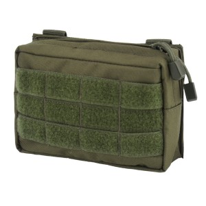 Mil-Tec - Kieszeń uniwersalna Cargo MOLLE - Mała - Zielony OD - 13487001