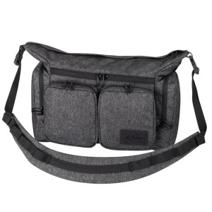 Helikon - Torba na ramię Wombat Mk2® - Czarna / Szara melanż - TB-WB2-NL-M1