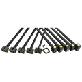 Kajdanki jednorazowe ASP Tri-Fold Black 10szt (56197)-5 50409