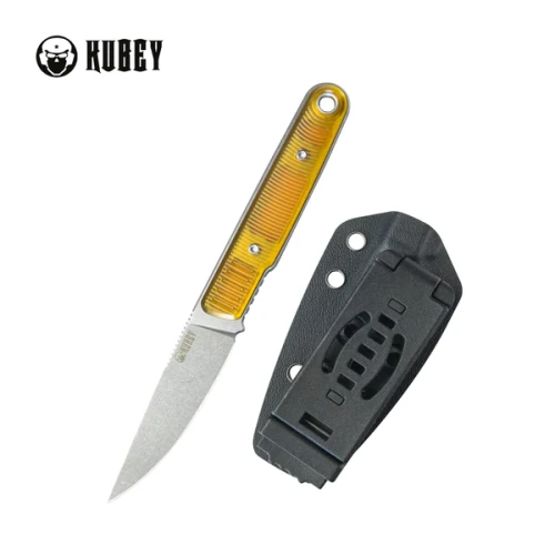 Nóż Kubey JL Ultem, Bead Blasted 14C28N by Justin Lundquist (KU356C)-1 50526