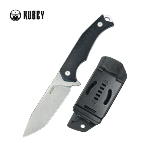 Nóż Kubey Swordfish Black G10, Stonewashed AUS-10 (KU184E)-1 50532