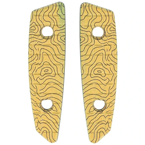 Okładziny na rękojeść noża Turq Gear Map01 G10 Art Series Cubic-1 50589