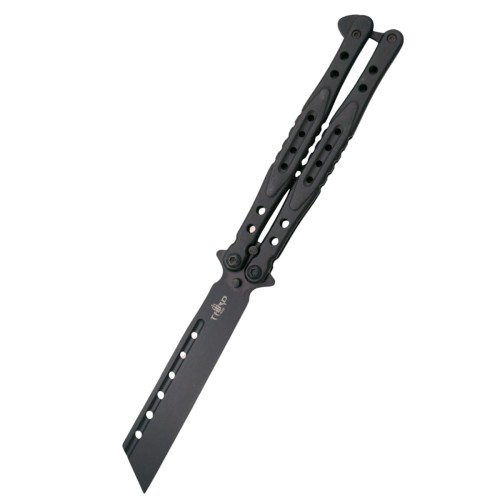 Nóż treningowy składany motylek Third Balisong Black Stainless Steel, Black 420 (K2823X)-1 50606