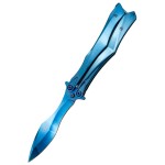Nóż składany motylek Third Balisong Blue Titanium Blue Titanium 420 (K2818A)
