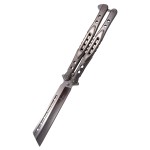 Nóż składany motylek Third Balisong Chrome Stainless Steel Chrome (K2823)