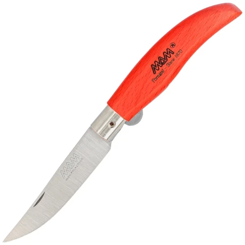 Nóż składany MAM Iberica z blokadą, Red Beech Wood, Steel HD (2011-RD)-1 50632