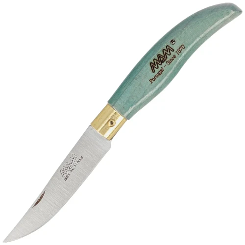 Nóż składany MAM Iberica S, Turquoise Beech Wood, Brass HD  (2010-TU)-1 50640