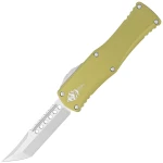 Nóż automatyczny OTF Microtech Hera Hellhound T/E Signature OD Green Aluminum, Stonewashed M390 by Tony and Sean Marfione (919-10ODS)