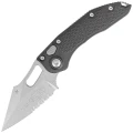 Nóż automatyczny Microtech Stitch S/E P/S Black Aluminum, Stonewash by Borka Blades and Tony Marfione (169-11)-1 50646