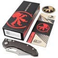 Nóż automatyczny Microtech Stitch S/E P/S Black Aluminum, Stonewash by Borka Blades and Tony Marfione (169-11)-7 50646