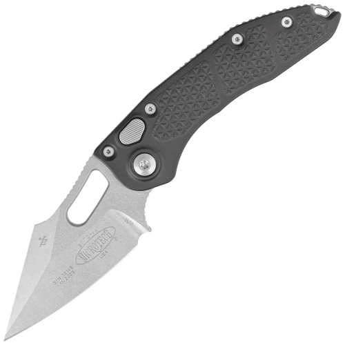 Nóż automatyczny Microtech Stitch S/E Black Aluminium, Stonewash by Borka Blades and Tony Marfione (169-10)-1 50647
