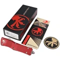 Nóż automatyczny OTF Microtech Combat Troodon D/E Merlot Aluminium, Apocalyptic M390 by Tony Marfione (142-10APMR)-2 50650