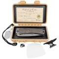 Nóż składany Medford Marauder-H Drop Point, Tumbled Titanium, Flamed HW/Clip, NP3 Breaker, Tumbled S45VN by Greg Medford (MK045STD-01TM-TFCF-BN)-2 50661