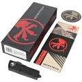 Nóż automatyczny OTF Microtech Mini Troodon D/E Black Aluminium, Black by Tony Marfione (238-3T)-2 50682